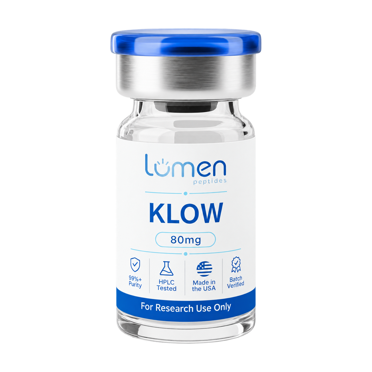 Lumen Peptides KLOW 80mg research vial
